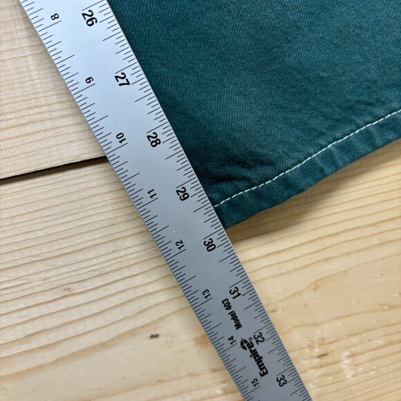 PacSun Land Rover Jeans Womens 26 Green Denim Button Fly Straight 26x30 - Picture 7 of 11